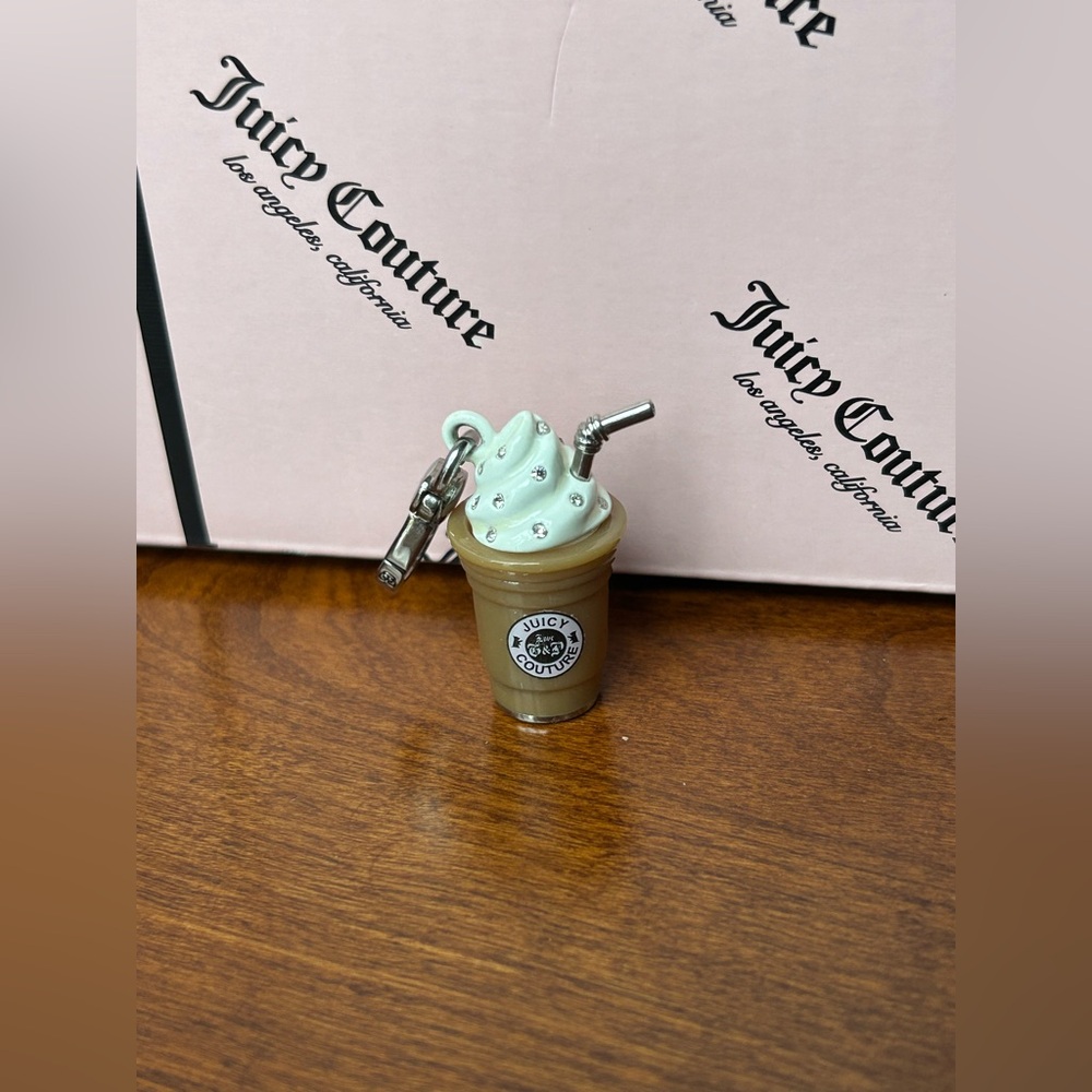 Juicy Couture frappe rhinestone charm authentic